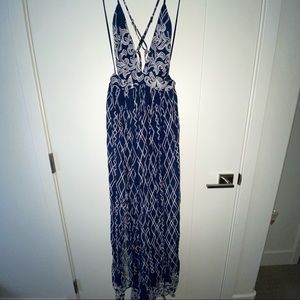open back maxi dress